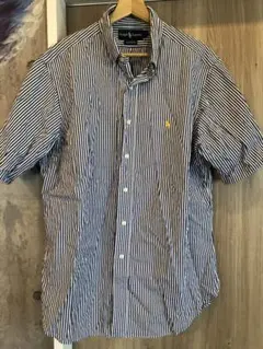 Ralph Lauren ストライプ 半袖シャツ 16½/L