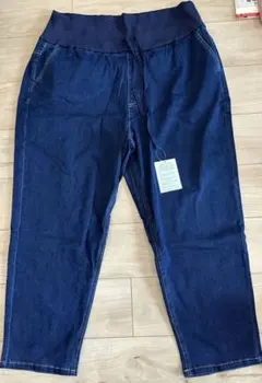 フェリシモ　とにかくやさしいデニムパンツ（BL）