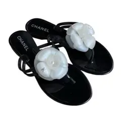 CHANEL シャネル カメリア トングサンダル ビーチサンダル 36のサムネイル