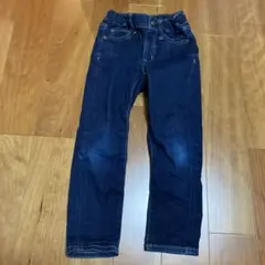 UNIQLO 110サイズ ダークブルー ジーンズ