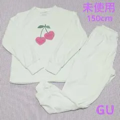 GU ジーユー☆長袖 フリースパジャマ 上下セット☆150cm 140☆女の子