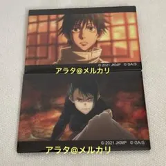 呪術廻戦 乙骨憂太 禪院真希 スクエア缶バッジ 呪術廻戦0 Plaza 2点