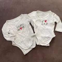 長袖ロンパース H&M 1-2m