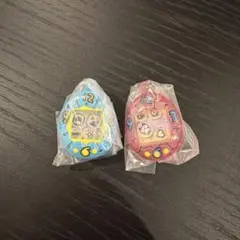 たまごっち シャカシャカチャームコレクション ブルー 透明ピンク