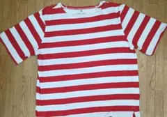 nîmes et nîmes ボーダー　Tシャツ コットン100% サイズ2のサムネイル