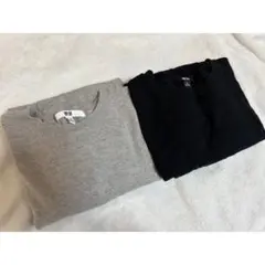 ユニクロ　コットンカシミヤクルーネックセーター（長袖）