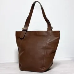 ✨美品✨COACH ヴィンテージ トートバッグ 大容量 ダークブラウン レザー