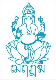 アジア雑貨/金運.学力.合格.進学.受験.勉強.運気アップ!ガネーシャ神壁掛けl