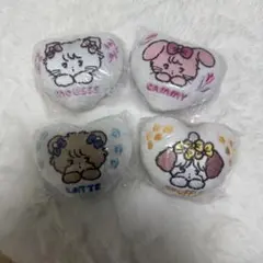 mikko charactersクッションマスコット 4つセット