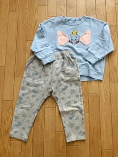 GU ダンボ トレーナー サマナルパンツ セットアップ 100