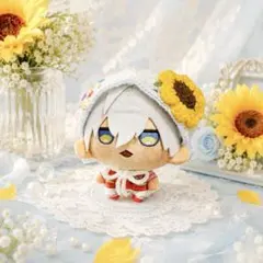 にじまるっと　バブーシュカ　ヘッドドレス　　ぬい服　ちびぐるみ　ひまわりのサムネイル