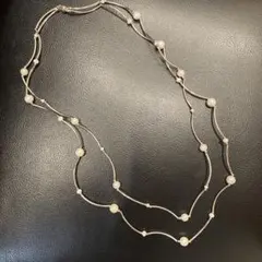 ネックレス　フェイクパール