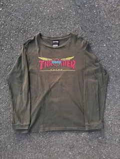 THRASHER VENTURE AWAKE 長袖カットソー カーキのサムネイル