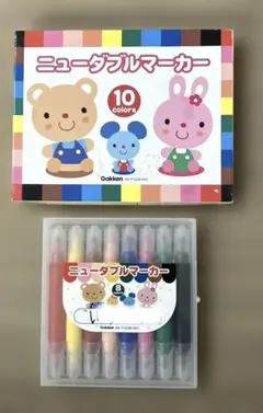 ニューダブルマーカー10色&8色のサムネイル