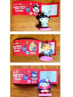 ハローキティ　コラボ　チョコエッグ　フィギュア３種セット