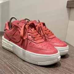 ナイキ エアフォースワン フォンタンカ ピンク スニーカー 22.5