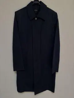 A.P.C. アーペーセー ネイビー ステンカラーコート XS
