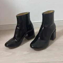 mm6 MaisonMargiela 35 エナメルショートブーツ
