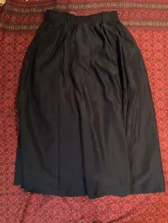 ikka スカート　ネイビー　タグ付き　新品　サイズL