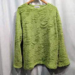 【size:XL】ウィアード GROWN UP KNIT ジャガード 長袖ニットのサムネイル