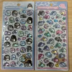 【正規品】 ボンボンドロップ シール 水族館限定 　ペンギン　イルカ　2枚セット