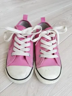 希少！converse ALL STAR　ピンク　18㎝