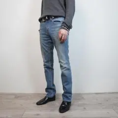 LEVI'S スキニーパンツ ストレート ヒゲ ライトブルー/GW193のサムネイル