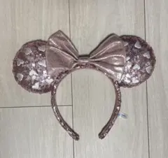 ディズニー　ミニー　カチューシャ スパンコール　ピンク