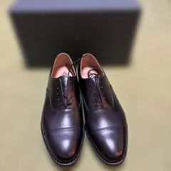 【未使用】Crockett & Jones ストレートチップ ブラック 7.5のサムネイル