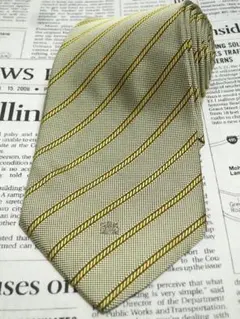 アクアスキュータム Aquascutum 微光沢 ネクタイ 斜めストライプ