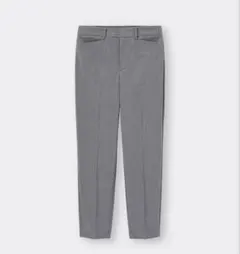 ウォッシャブルテーパードパンツZ+X グレー　ウスラックス　オフィスカジュアル