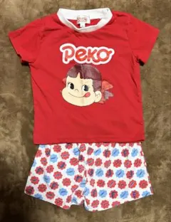 Peko ちゃん半袖Tシャツとショートパンツセット 90サイズ