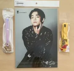 BTS V BT21 TATA キーホルダー・ラミネート加工A4サイズ写真