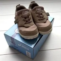 asics SUKUSUKU スクスク キッズ スニーカー ベージュ 記名なしのサムネイル