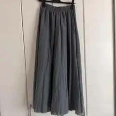 キュロット ロングスカート グレー フリーサイズ