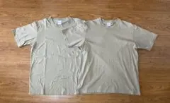 タンカラー　Tシャツ　2枚セットのサムネイル