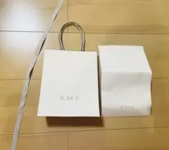 【美品】RMK ショッパー 紙袋 2点セット リボン付き