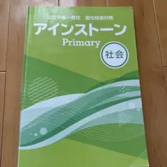 アインストーン Primary 社会