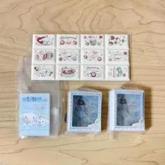 シナモロール ちょこぶろっくしーる ガチャガチャ 4個セット