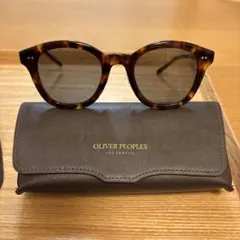 新品 chutts ブラウン ユニセックス オーバルシェイプサングラス