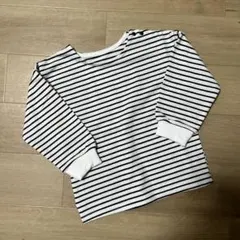 ベビーキッズ　ボーダー長袖トップス　80サイズ