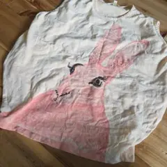 ソフトギャラリー　4才　ウサギ　シャツ　110