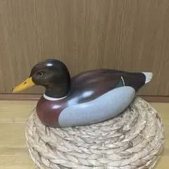 希少 美品 巨匠作 カナダ製 ヘリテイジ デコイ ハシグロアビ（Loon