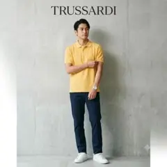 TRUSSARDI トラサルディ ポロシャツ 半袖 綿100% S イタリア製のサムネイル