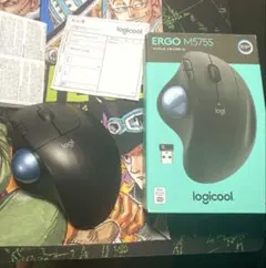 【ほぼ新品】Logicool ERGO M575S トラックボールマウス 本体のサムネイル