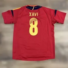 スペイン代表 ホーム ユニフォーム ラウール 7番 2002 W杯 半袖 2XO