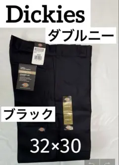Dickies ダブルニー 32×30 ブラック ディッキーズ