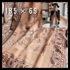 ストール ペイズリー柄 ショール 大判マフラー 模造カシミア 秋冬 2c14