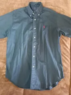 【値下げしました】Ralph Lauren 長袖シャツ ダークグリーン