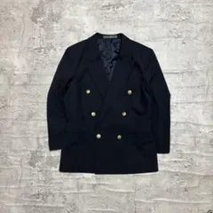 【最終価格‼️】テーラードジャケット ブレザー 7AR ブラック 日本製 ダブル
